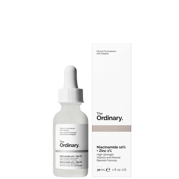 Сироватка для обличчя з ніацинамідом та цинком The Ordinary Niacinamide 10% + Zinc 1% 30 мл - Фото 1 Сироватка для обличчя з ніацинамідом та цинком The Ordinary Niacinamide 10% + Zinc 1% 30 мл - зображення 1