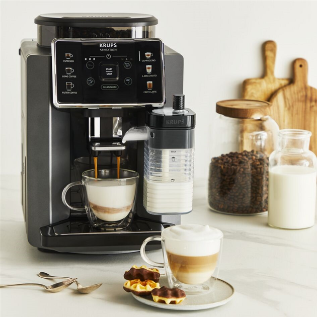 Кавомашина Krups Sensation Milk M90 EA912B10 - зображення 9