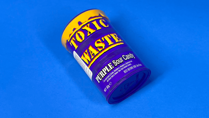 Набор Конфеты 4шт Toxic Waste Purple Sour Candy 42g - изображение 4