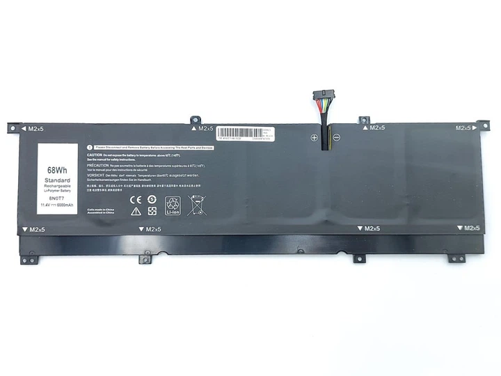 Батарея для Dell 8N0T7 Precision 5530, XPS 15 9575 TMFYT (11.4V 6000mAh 68Wh) - зображення 2