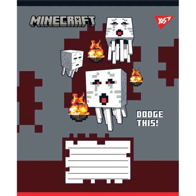 Зошит учнівський YES Minecraft Walls 767569 24 арк. Різнокольоровий shop (4823092291677) - Фото 4 Зошит учнівський YES Minecraft Walls 767569 24 арк. Різнокольоровий shop (4823092291677) - зображення 4