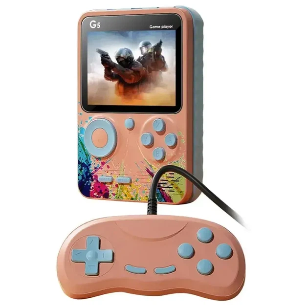 Портативная игровая консоль G5S+джойстик, 500 встроенных игр / Детская игровая приставка к телевизор - Фото 2 Портативная игровая консоль G5S+джойстик, 500 встроенных игр / Детская игровая приставка к телевизор - изображение 2