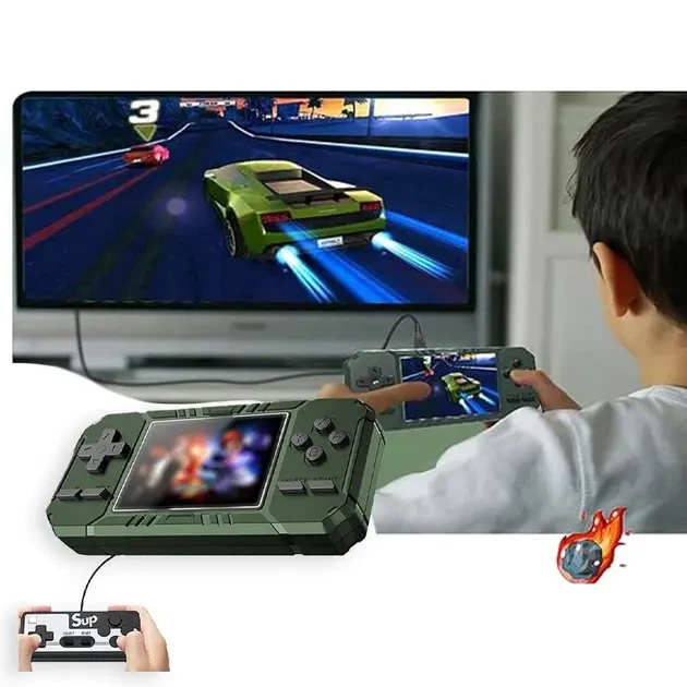 Портативная игровая консоль S8 с джойстиком 500+ игр экран 3.0 дюйма - изображение 2