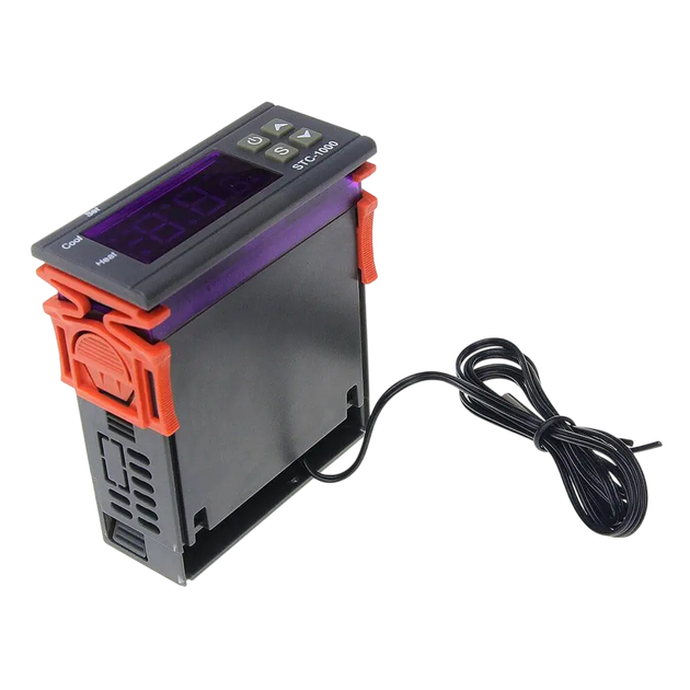 Цифровой терморегулятор STC-1000 220В (-50…+99°C) с выносным датчиком 1 м - Фото 3 Цифровой терморегулятор STC-1000 220В (-50…+99°C) с выносным датчиком 1 м - изображение 3