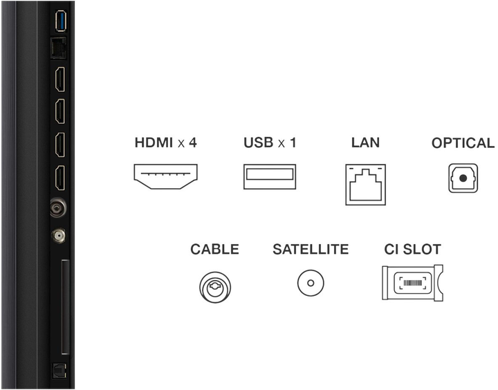 Telewizor TCL 65C6K - obraz 4