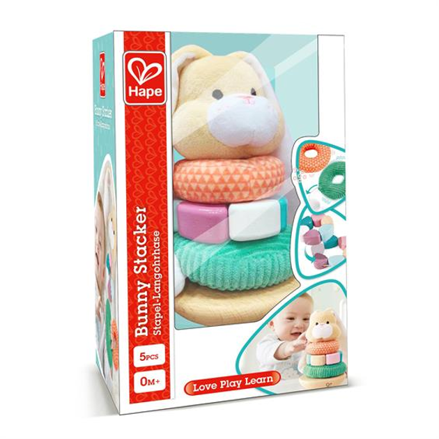 Пірамідка Hape Зайчик 19 см (6943478034822) - зображення 2