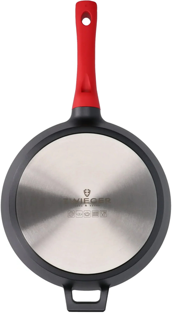 Patelnia głęboka Zwieger Obsidian 28 cm (5903357371104) - obraz 3