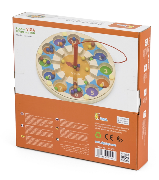 Labirynt magnetyczny Viga Zegar 44560 (6971608445606) - obraz 7