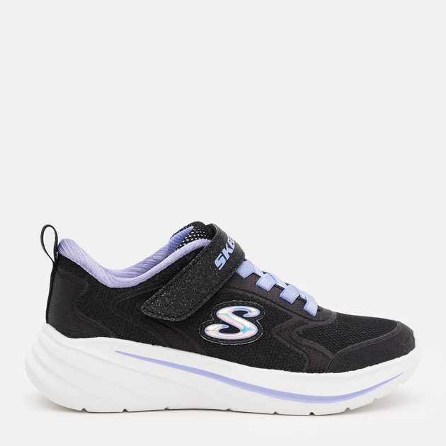 Дитячі кросівки для дівчинки Skechers Wave 92 303557L BLK 32 Чорні (197976300859)
