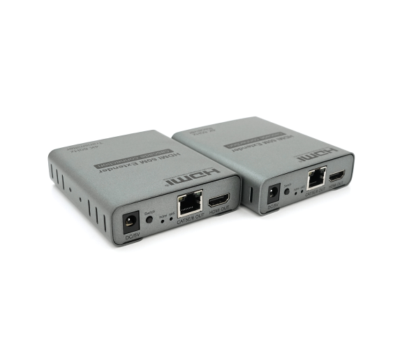 Активний подовжувач HDMI сигналу кабелю UTP Voltronic, 120 м, Cat.5e/Cat.6, 4K60HZ, Grey (YT-SCPE HDM-120m4K60HZ) - Фото 2 Активний подовжувач HDMI сигналу кабелю UTP Voltronic, 120 м, Cat.5e/Cat.6, 4K60HZ, Grey (YT-SCPE HDM-120m4K60HZ) - зображення 2