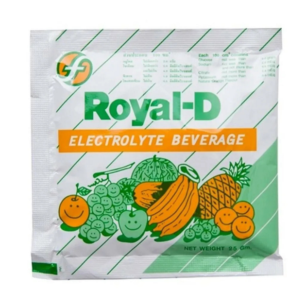 Тайский порошок Электролит со кусом апельсина Royal-D 25 г