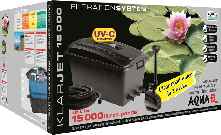 Zestaw filtracyjno-fontannowy AquaEl KlarJet 15000 (5905546006040) - obraz 2