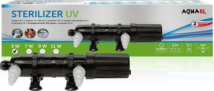 Sterylizator akwariowy AquaEl UV PS 5W 2.0 (5905546338769) - obraz 14