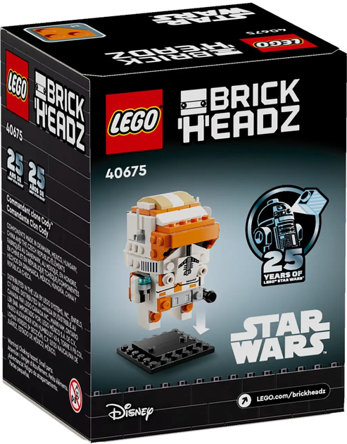 Zestaw klockow LEGO Star Wars Dowodca klonow Cody 147 elementow (40675) (955555909691709) - Outlet - obraz 1