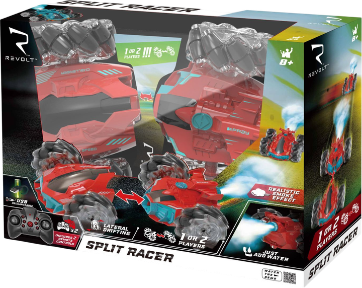 Samochód zdalnie sterowany Revolt Split Racer czerwony (6946702906537) - obraz 4