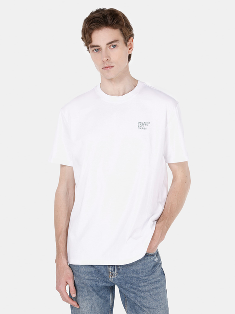 Футболка бавовняна довга чоловіча Colin's CL1072999WHT 2XL White з принтом від Rozetka на платформі USKIDKA Акція на Футболка бавовняна довга чоловіча Colin's CL1072999WHT 2XL White з принтом від Rozetka