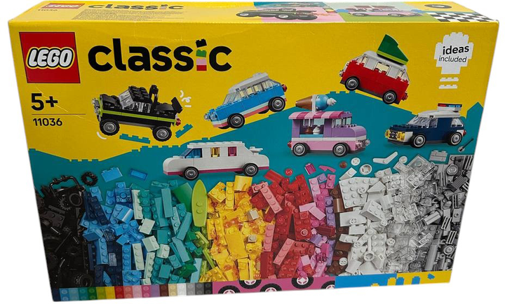 Zestaw klockow LEGO Classic Kreatywne pojazdy 900 elementow (11036) (955555909377879) - Outlet - obraz 5