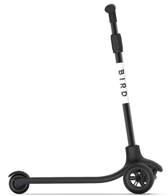 Hulajnoga trójkołowa Bird Birdie Dove Black (0810029160018) - obraz 2