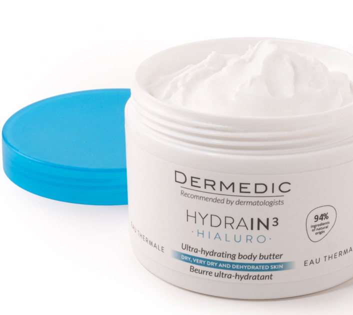 Masło do ciała Dermedic Hydrain 3 Hialuro nawilżające 225 ml (5901643176105) - obraz 2