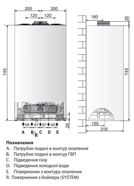 Двухконтурный конденсационный газовый котел Ariston CARES S 24 (3301637) + комплект дымохода - изображение 5