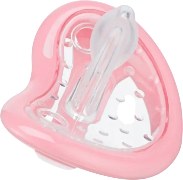 Smoczek Curaprox Baby rozmiar 0 Różowy (7612412427202) - obraz 3