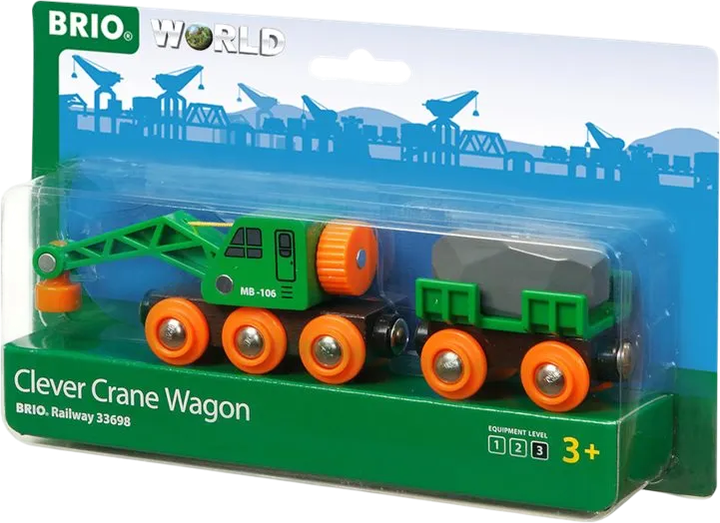 Dźwig Brio World z wagonem (7312350336986) - obraz 2
