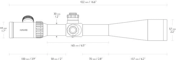 Оптичний приціл Hawke Airmax 30 8-32x50 SF AMX IR (924842) - зображення 5