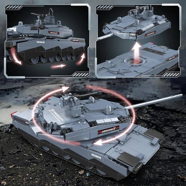 Конструктор танк АБРАМС Abrams X Tank Mould King Technik 20036