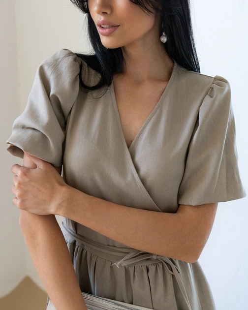 Платье Jadone Fashion Амелия XL бежевый - изображение 2