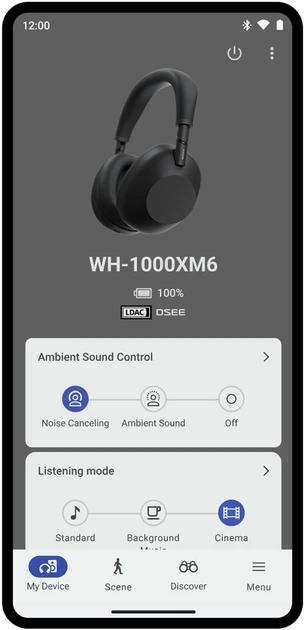 Słuchawki Sony WH-1000XM6 Midnight Blue (WH1000XM6L.CE7) - obraz 19