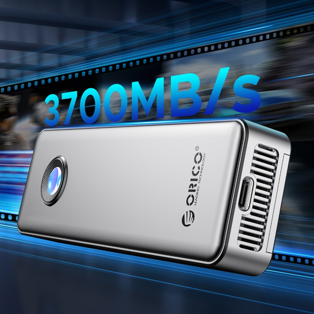Obudowa dysku Orico OUM2-G20 M.2 NVME USB-C 3.2 (6942227137876) - obraz 3