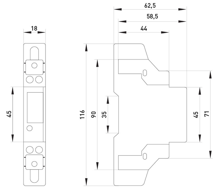 Лічильник електроенергії 1-фазний 5(45)А класс 1.0 e.control.w04m на DIN-рейке E.Next i0310031m (некомерційний) - зображення 7