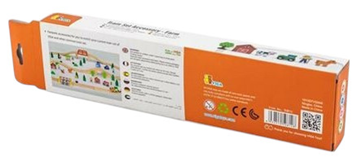 Drewniane akcesoria do zestawów z pociągami Viga Farma 50812 (6934510508128) - obraz 7