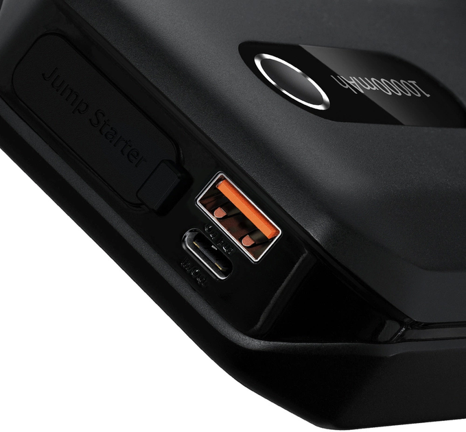 Пускозарядний пристрій Baseus Super Energy Air Car Jump Starter 1000A 10000 mAh Black (6932172604196) - зображення 5
