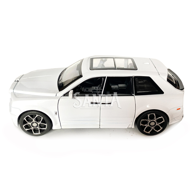 Игрушечная машинка металлическая Rolls-Royce Ghost BLACK BADGE, ролс ройс, белый, звук, свет, инерция, откр двери, капот, Автоэксперт, 1:32,15*8*5,5см (ТК-11056) - изображение 3