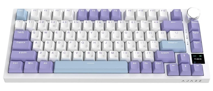 Клавиатура Ajazz AK820 PRO 75% Exploded Flying Fish Switch White