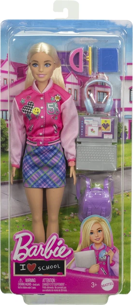 Набір Barbie Шкільний стиль з аксесуарами для навчання HRG84 (194735176151) - зображення 4