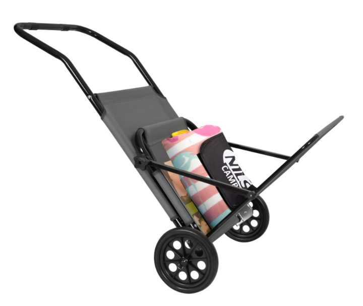 Leżak plażowy  Nils NC3307 Szary (5908261680953) - obraz 5