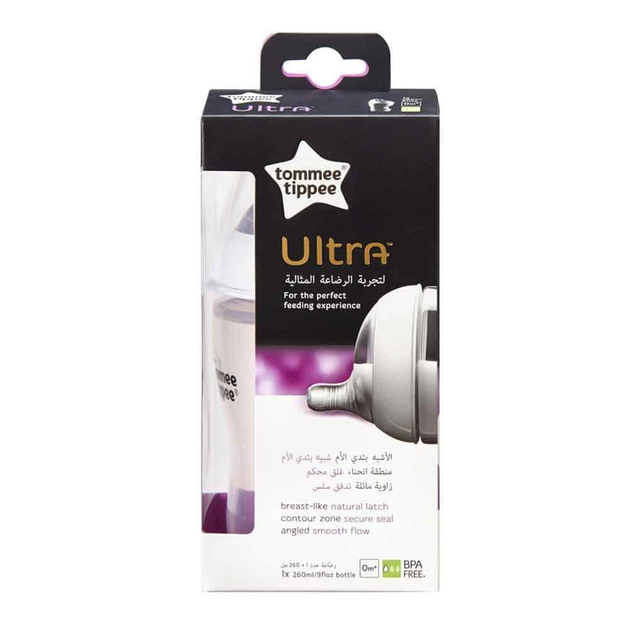 Пляшечка для годування Tommee Tippee Closer to Nature Ultra 260 мл (5010415242013) - зображення 3