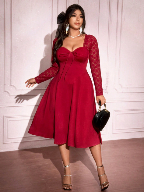 Сукня осіння жіноча SHEIN GD-00226448 4XL Бордова від Rozetka на платформі USKIDKA Акція на Сукня осіння жіноча SHEIN GD-00226448 4XL Бордова від Rozetka