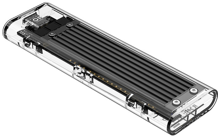 Obudowa dysku Orico TCM2-C3 M.2 NVME USB-C Black (6942227137807) - obraz 2