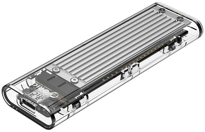 Obudowa dysku Orico TCM2-C3 M.2 NVME USB-C Silver (6942227137814) - obraz 1