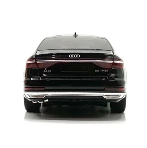Моделька машини Audi A8 в маштабі 1:24, має звукові та світлові ефекти і рухомі деталі - зображення 3