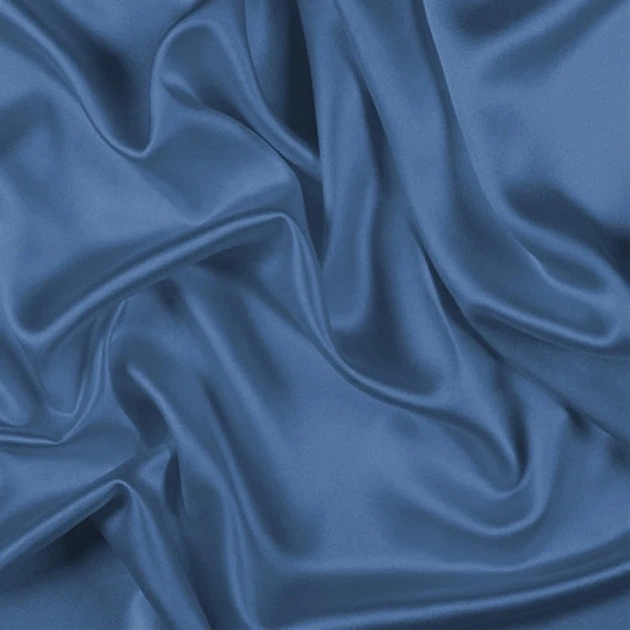 Комплект постельного белья MirSon King Size 220x240 см Light Pro 10-011 Dark Blue Satin (2200010174250) - изображение 4
