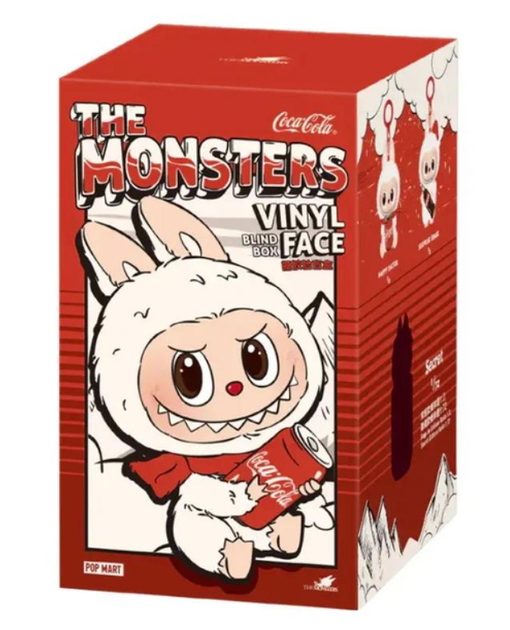 Мягкая игрушка брелок Лабубу, коллекционная The Monsters Labubu Coca Cola бутылка - изображение 2