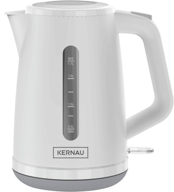 Електрочайник Kernau KSK 176 WH біло-сірий - зображення 1