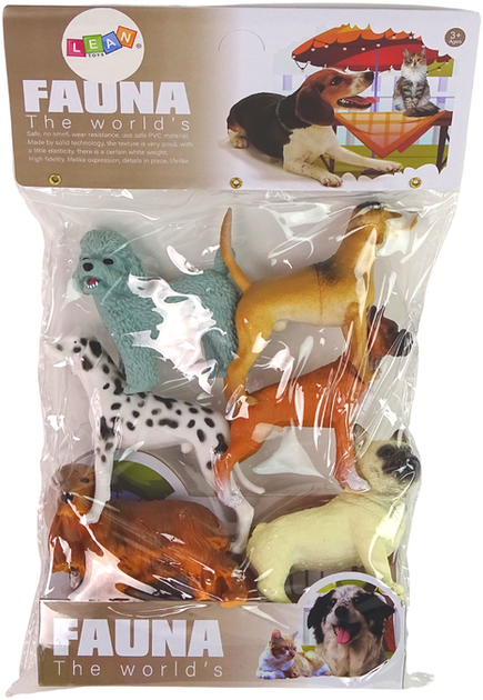 Zestaw figurek Lean Toys Psy rasowe 6 szt (5905323213999) - obraz 1