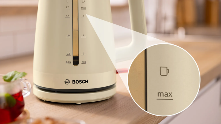 Електрочайник Bosch MyMoment TWK3M127 Бежевий - зображення 3