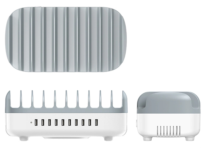 Зарядна станція Orico Smart 10 x USB-A White (DUK-10P-V1) - зображення 2