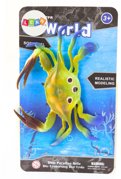 Figurka Lean Toys Krab gumowy 4 cm (5905991021063) - obraz 4